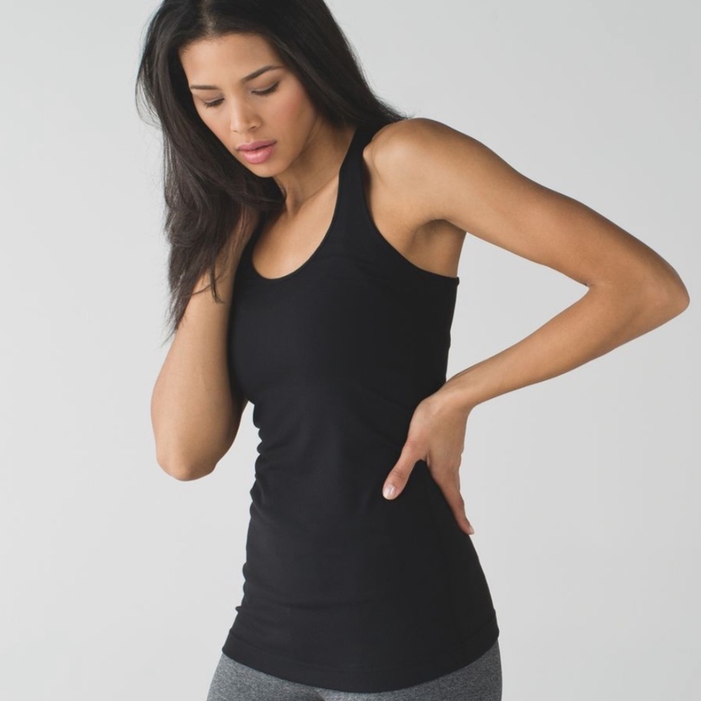 Lululemon Black Cool Racerback Tank